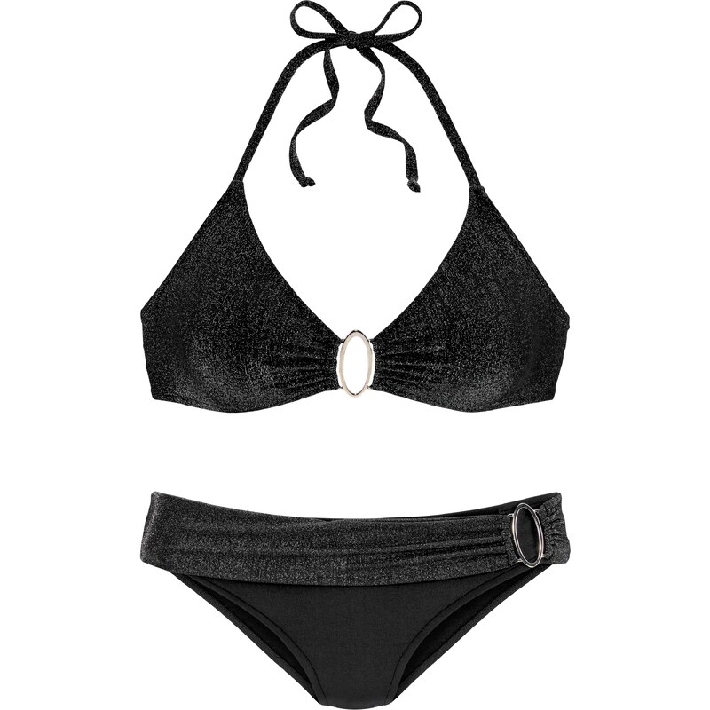 JETTE Bikiny černá / stříbrná 68697439