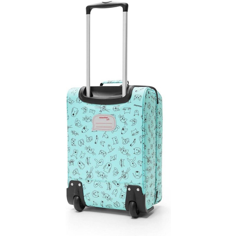 Dětská taška na kolečkách Reisenthel Trolley XS kids Cats and dogs mint