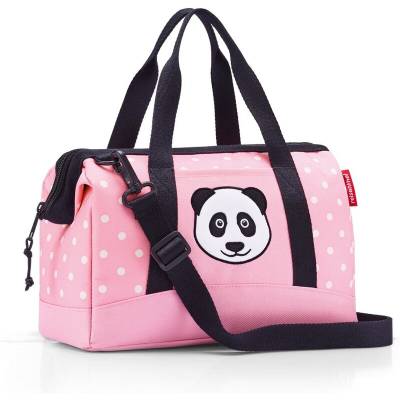 Cestovní taška Reisenthel Allrounder XS kids Panda dots pink