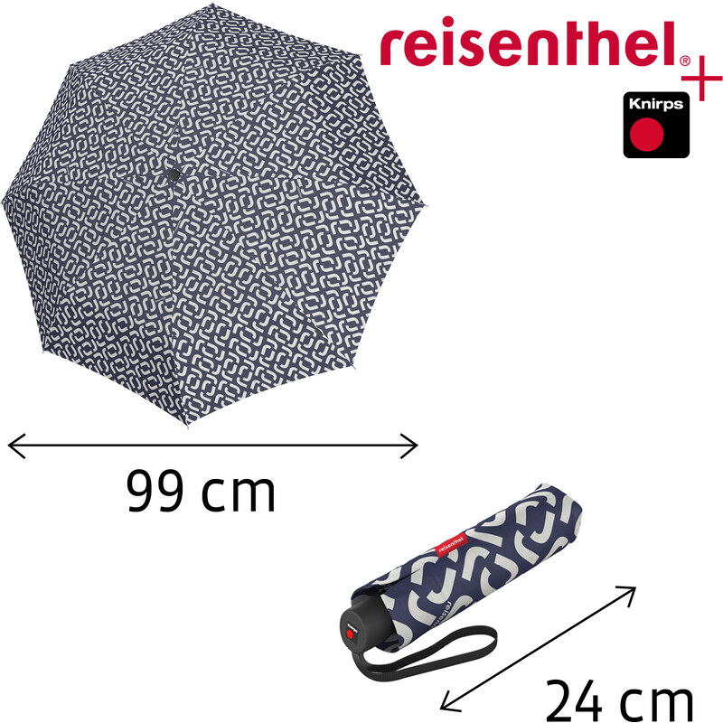 Deštník Reisenthel Umbrella Pocket Classic Signature navy