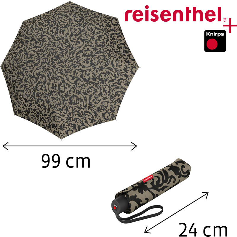 Deštník Reisenthel Umbrella Pocket Classic Baroque taupe
