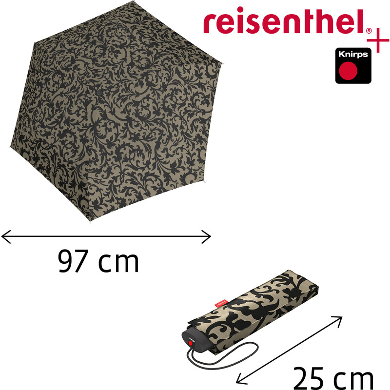 Deštník Reisenthel Umbrella Pocket Mini Baroque taupe