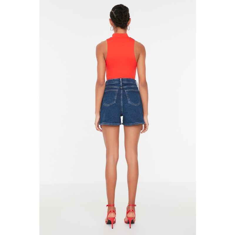 Dámské kraťasy Trendyol Mom Denim Shorts