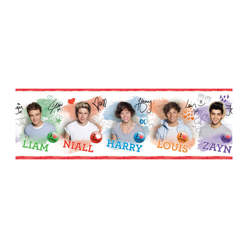 One Direction bordura ozdobný pásek, 500x17,5cm