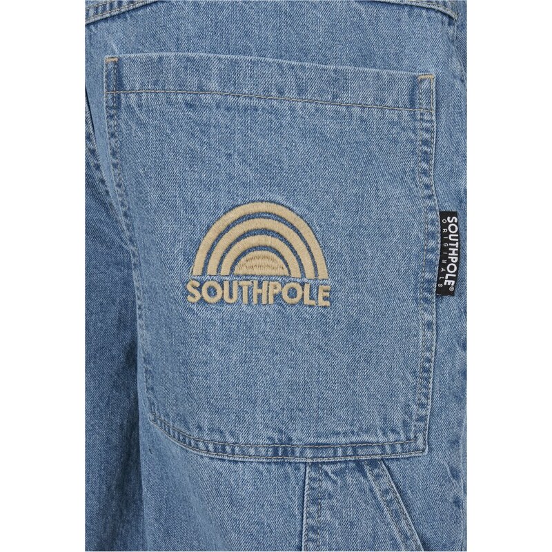 Pánské džíny Southpole Embroidery Denim - retro modré