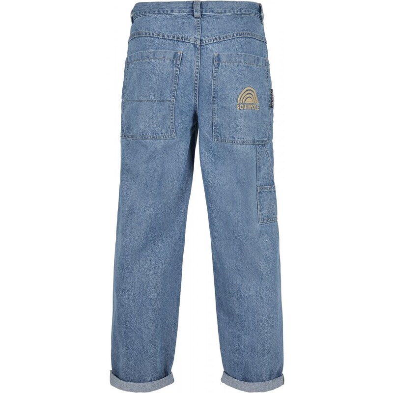 Pánské džíny Southpole Embroidery Denim - retro modré