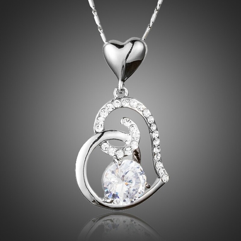 Francesca Petrucci Náhrdelník Swarovski Elements Amorita White - 19418704