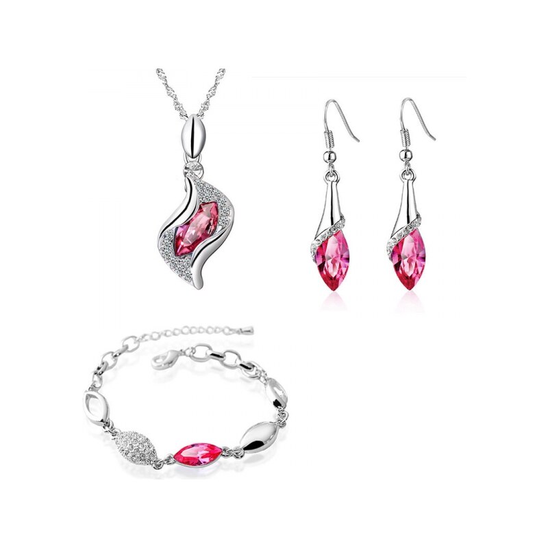Sisi Jewelry Souprava náhrdelníku, náušnic a náramku Andělské