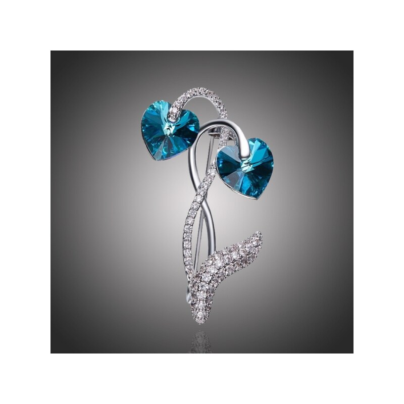 Éternelle Brož Swarovski Elements Vitalia - květina 30399453