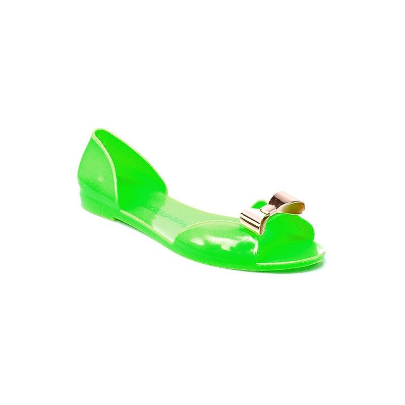 CNB Parádní zelené gumové sandály - CN-5GR