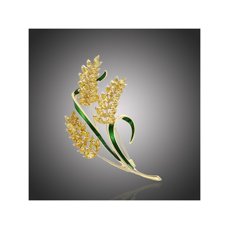Éternelle Exkluzivní brož Swarovski Elements Egidia - design ječmen 45651361
