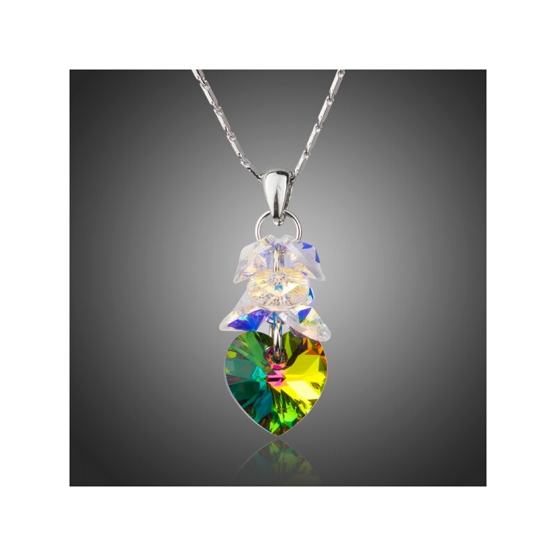 Francesca Petrucci Náhrdelník Swarovski Elements Rocchi - srdíčko 48408149