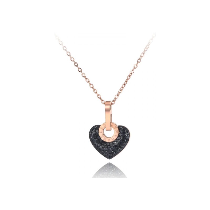 Victoria Filippi Stainless Steel Ocelový náhrdelník se zirkony Dagmara 48409246