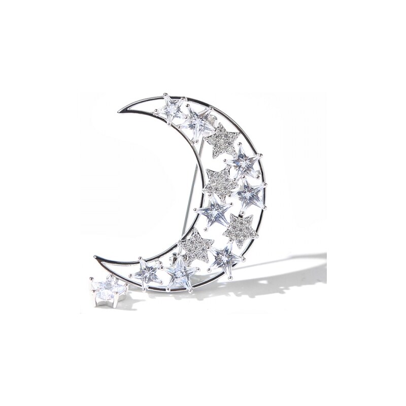Éternelle Vánoční brož Swarovski Elements Rosana - měsíc 66823590