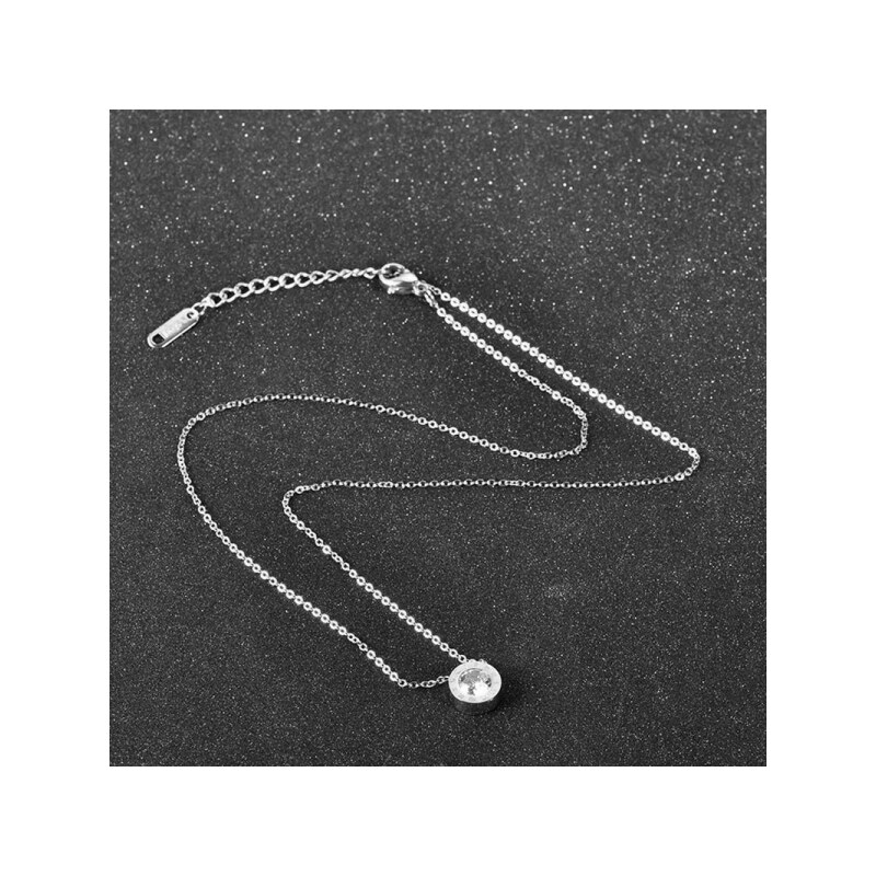 Victoria Filippi Stainless Steel Ocelový náhrdelník se zirkony Virginia - chirurgická ocel