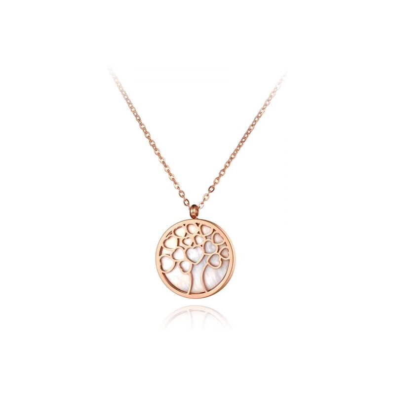 Victoria Filippi Stainless Steel Ocelový náhrdelník Lucia Gold - chirurgická ocel, strom života