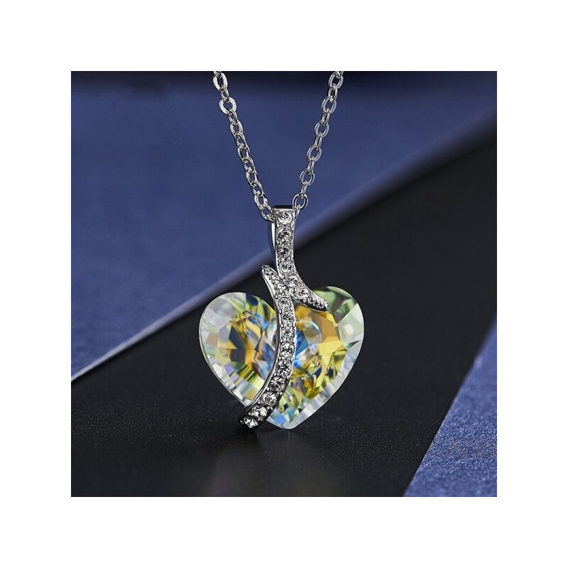 Éternelle Exkluzivní náhrdelník Swarovski Elements Sophie - srdce 55505589