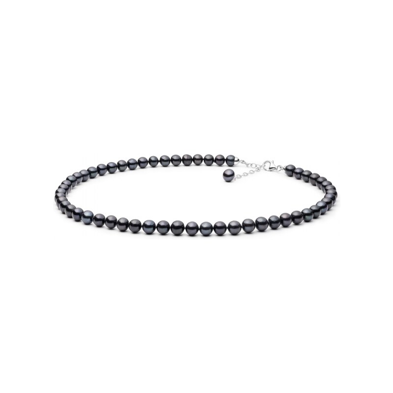 Gaura Pearls Perlový náhrdelník Sebastiana - sladkovodní perla, stříbro 925/1000