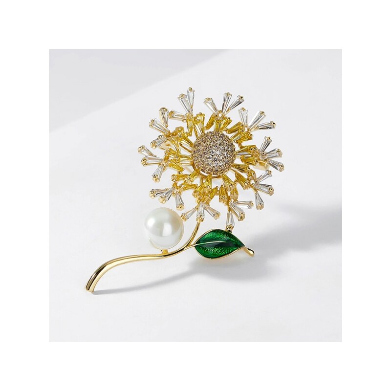 Éternelle Brož Swarovski Elements Ricarda - design sedmikrásky 59279402