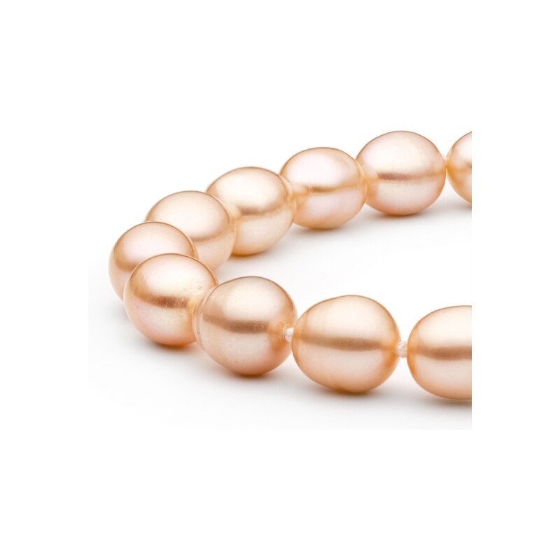 Gaura Pearls Perlový náramek Robie - řiční perla, stříbro 925/1000