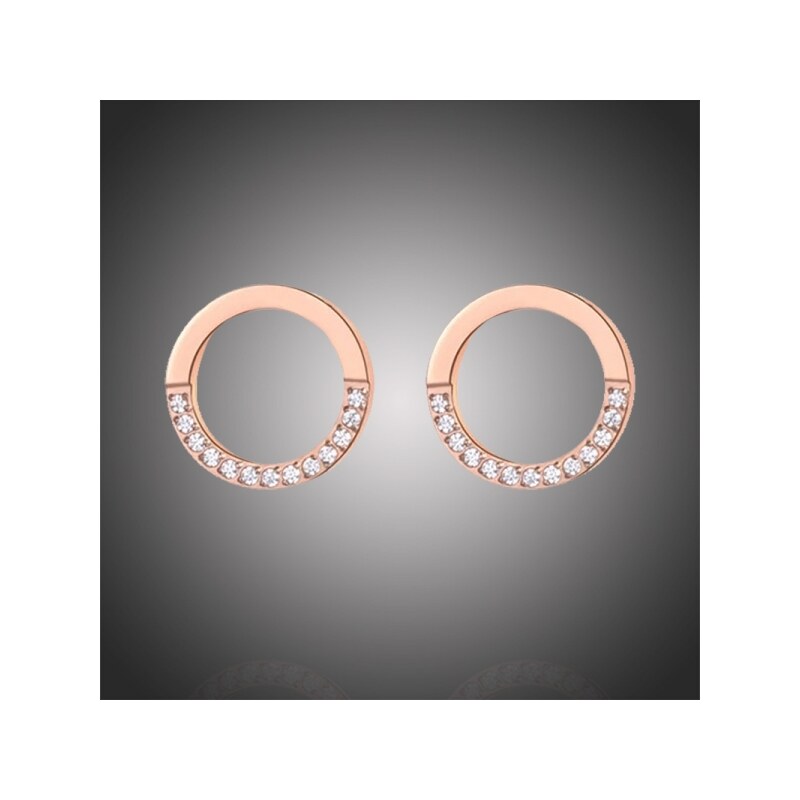 Victoria Filippi Stainless Steel Ocelové náušnice se zirkonem