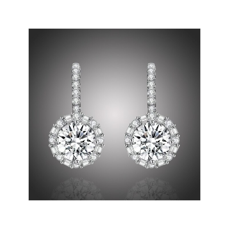 GRACE Silver Jewellery Stříbrné náušnice Swarovski Elements Marcia, 64826451