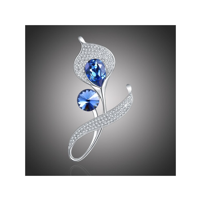 Éternelle Brož Swarovski Elements Amedee - květina 66853892