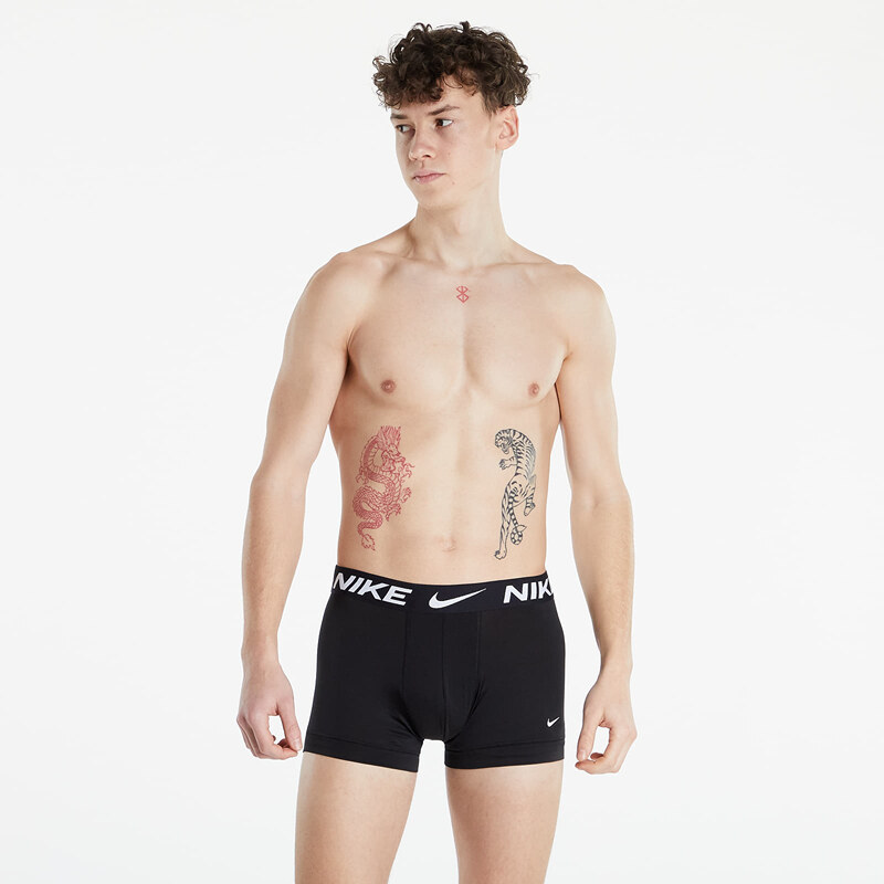 Boxerky Nike Trunk Dri-Fit Essential Micro 3-Pack Black