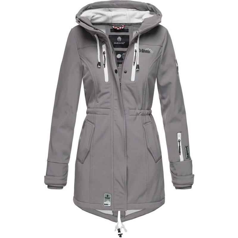 Dámská bunda Zimtzicke softshell 7000 dry-tech Marikoo - GREY