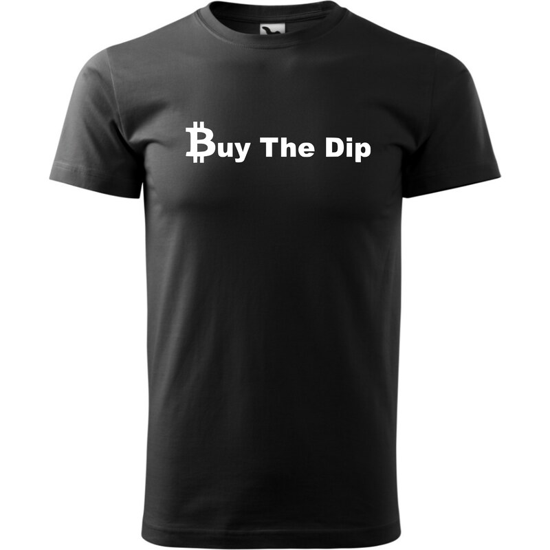 Fenomeno Pánské tričko Buy the dip - černé