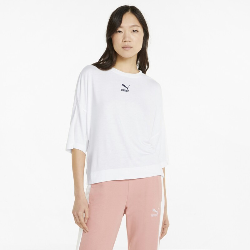 Puma Classics Oversized Splitside Tee Puma White 94222630