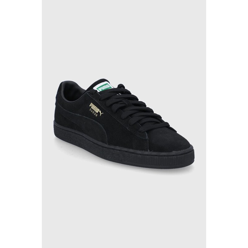 Semišové boty Puma Suede Classic XXI černá barva, 37491512