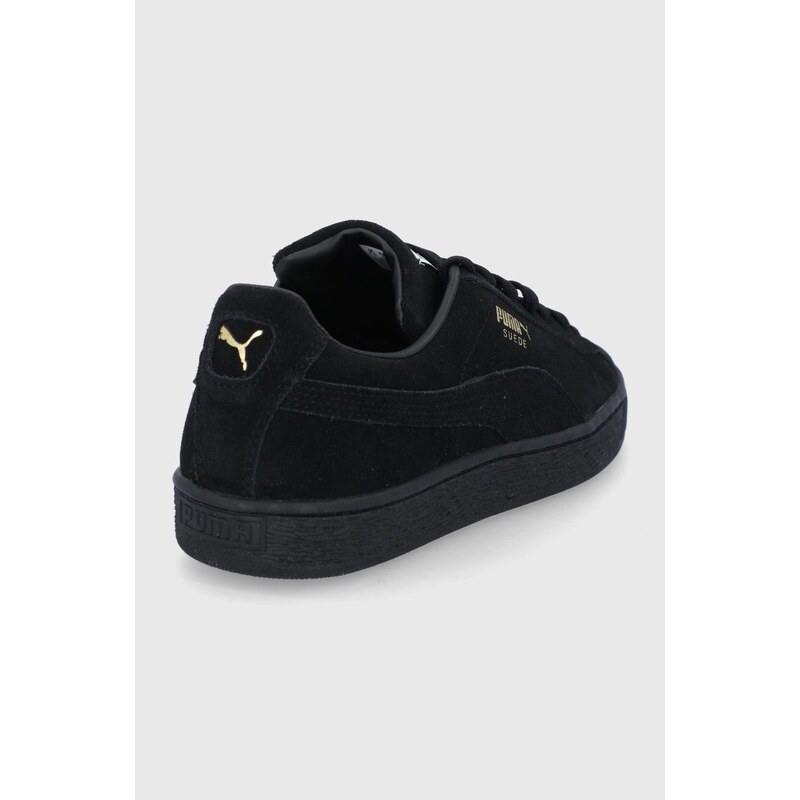 Semišové boty Puma Suede Classic XXI černá barva, 37491512