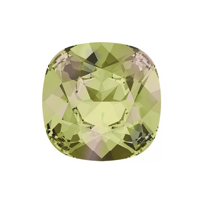 Swarovski Crystals Square 4470 12mm Luminous Green F