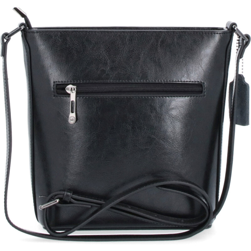 Kožená kabelka crossbody Noelia Bolger černá NB 0065 C