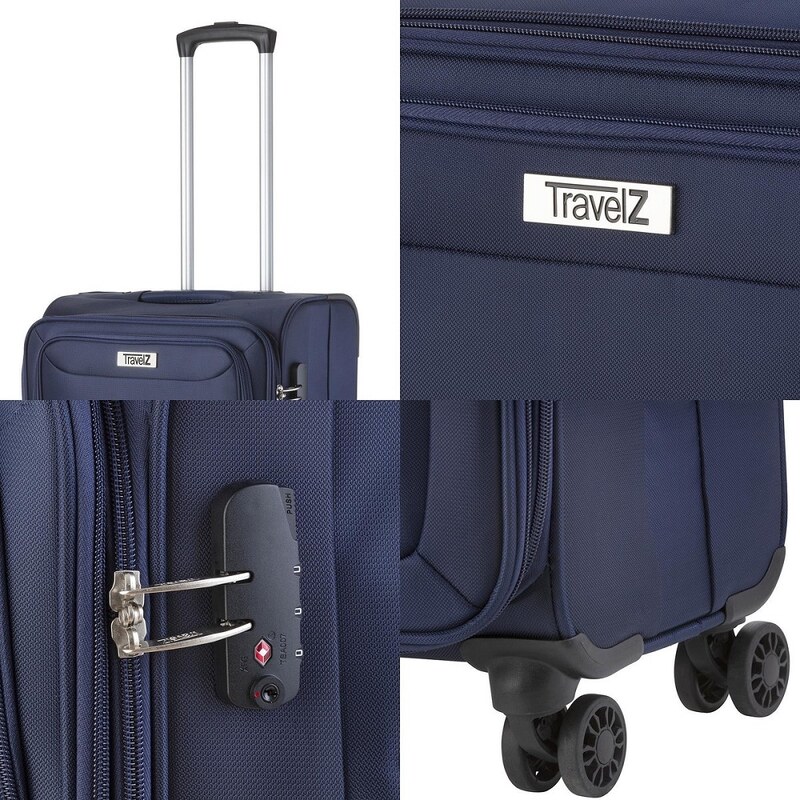 TRAVEL Z Sada kufrů Softspinner Blue 3-set