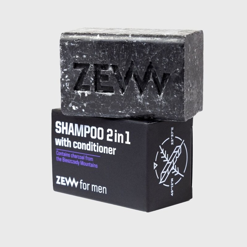 ZEW for men tuhý šampon na vlasy s kondicionérem 2v1, 85 ml