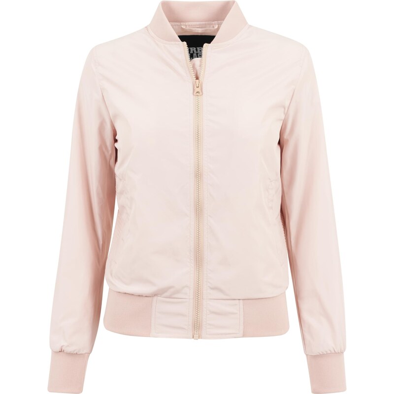 UC Ladies Dámská bunda Light Bomber Jacket světle růžová