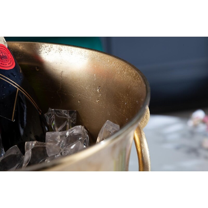 Moebel Living Zlatá nádoba na chlazení šampaňského Champagne 32 cm