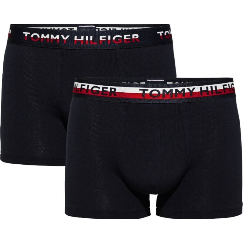 Tommy Hilfiger pánské černé boxerky 2pack