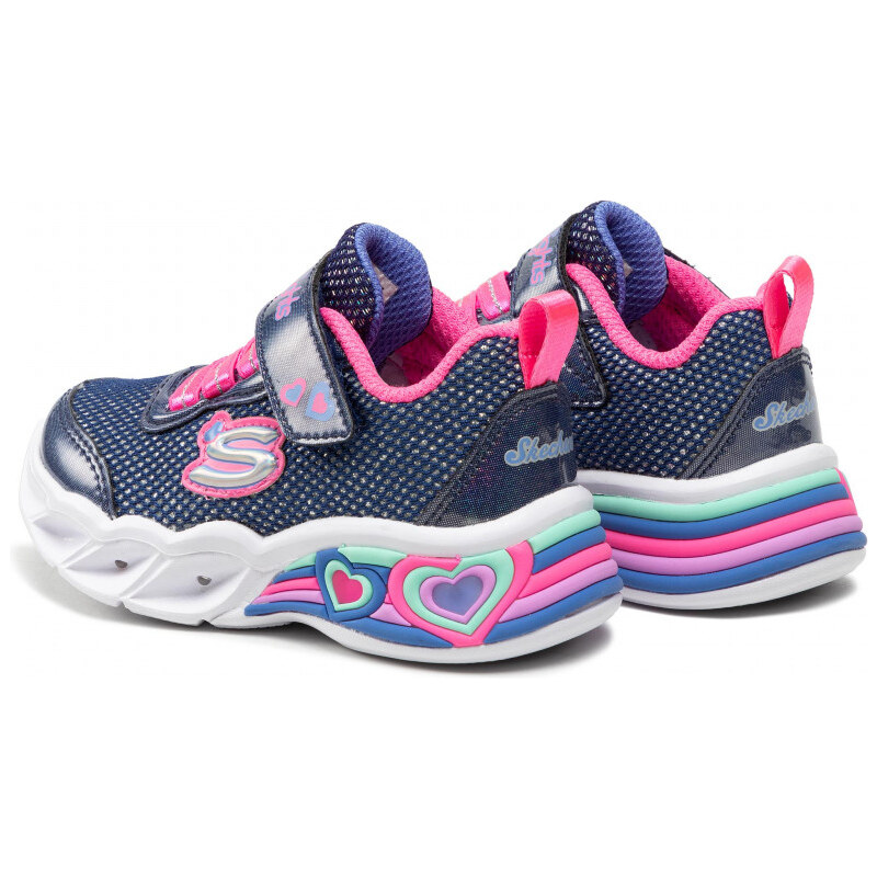 Dětské tenisky Skechers Heart Lights 302304N/NVMT Svítící