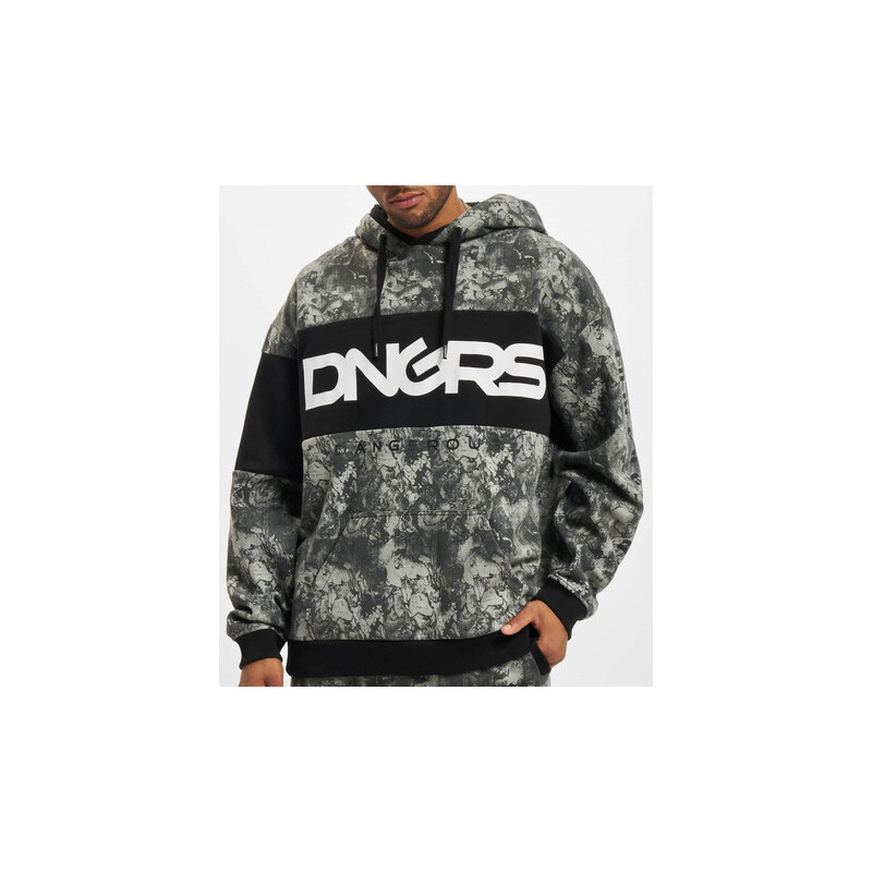 Mikina Dangerous DNGRS / Hoodie Marble in black