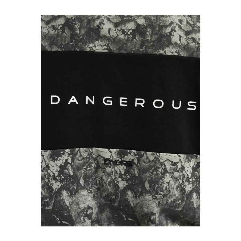Mikina Dangerous DNGRS / Hoodie Marble in black