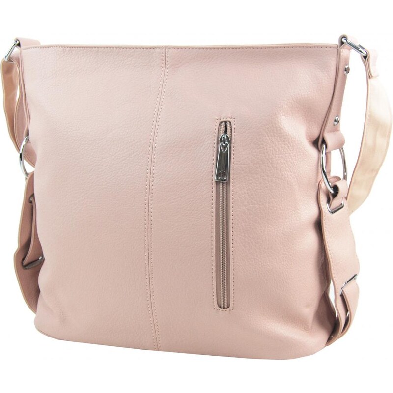 Mahel Růžová moderní crossbody dámská kabelka 67-MH