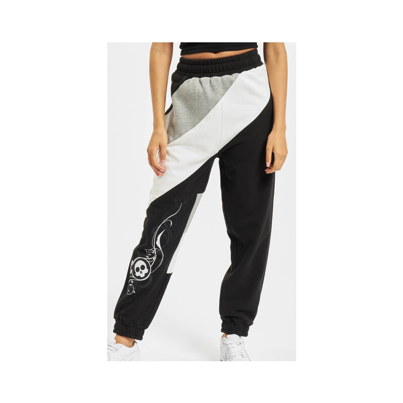 Dámské tepláky Dangerous DNGRS / Sweat Pant Skull - černo/šedo/bílé