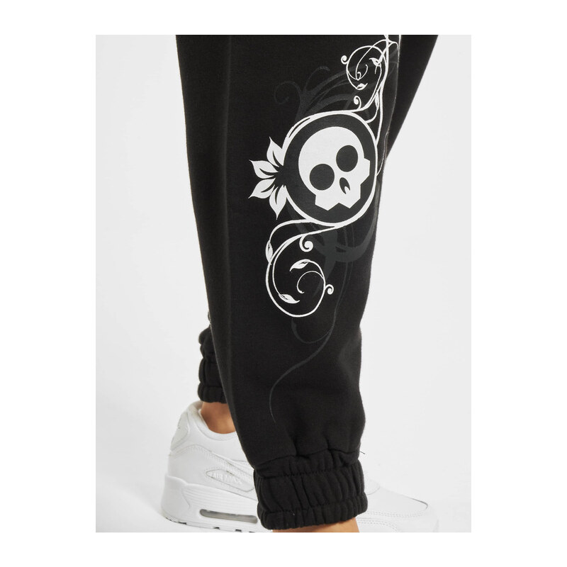 Dámské tepláky Dangerous DNGRS / Sweat Pant Skull - černo/šedo/bílé