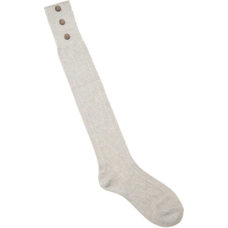 Tally Weijl Grey Knee High Socks with Buttons