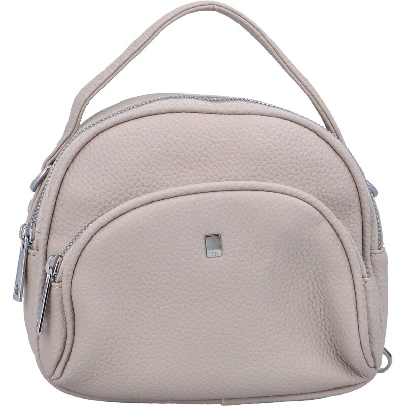 BELLA BELLY Buclatá malá dámská koženková crossbody Nardy, šedá