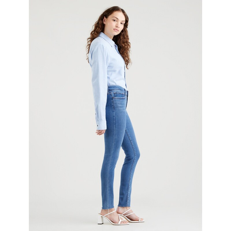 Levi's Modré dámské skinny fit džíny Levi's 711 - Dámské