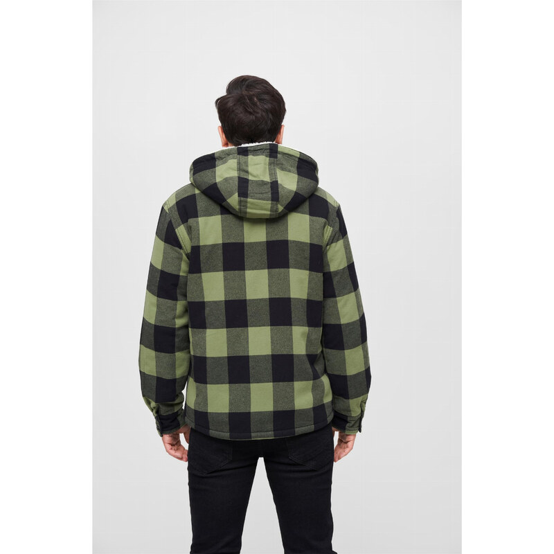 Brandit / Lumberjacket Hooded black/olive